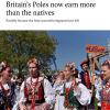 Polscy imigranci w Wielkiej Brytanii zarabiają więcej, niż rodowici Brytyjczycy