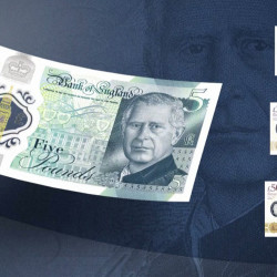 Bank Anglii zaprezentował banknoty z Karolem III