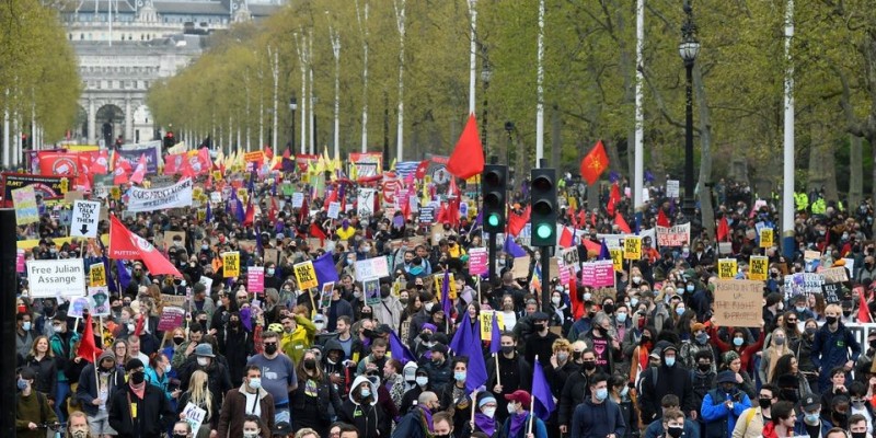 9 osób aresztowano w Londynie podczas protestu przeciw ustawie o policji