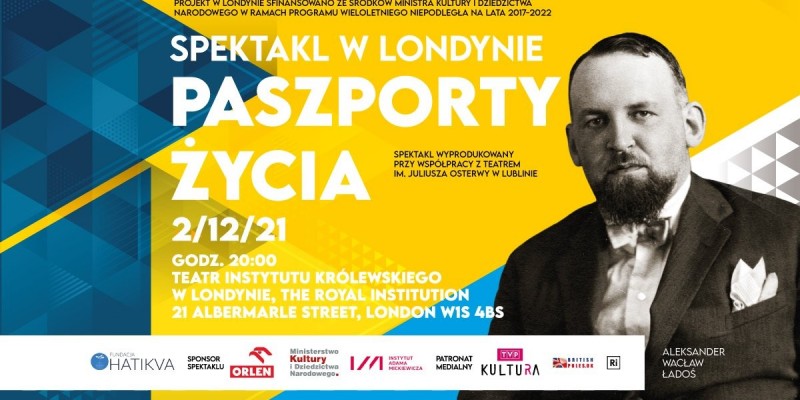 W Londynie wystawiono spektakl Paszporty życia o Grupie Ładosia