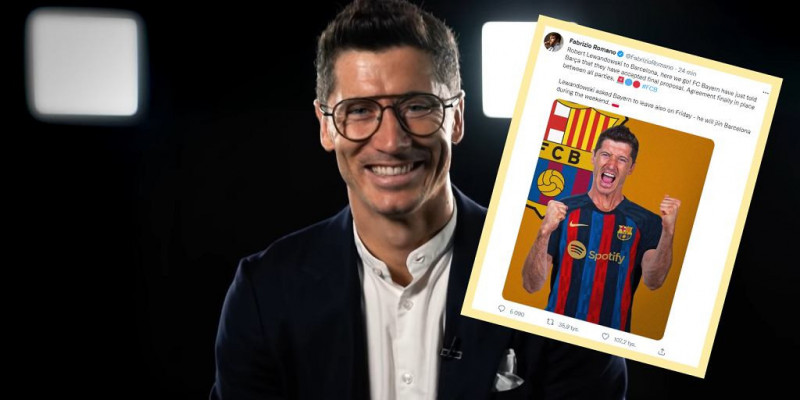 Robert Lewandowski piłkarzem FC Barcelona