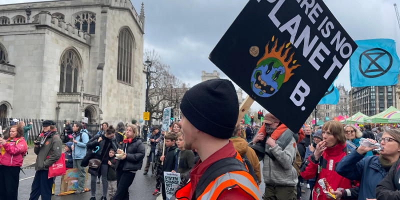 Aktywiści klimatyczni prowadzą czterodniowy protest w Londynie