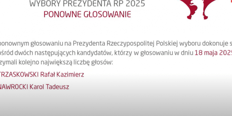 Ostateczne wyniki wyborów prezydenckich w Polsce