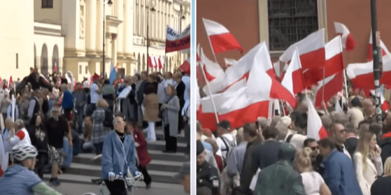 Dwa marsze w Warszawie. Liczbowo Trzaskowski wygrał z Nawrockim